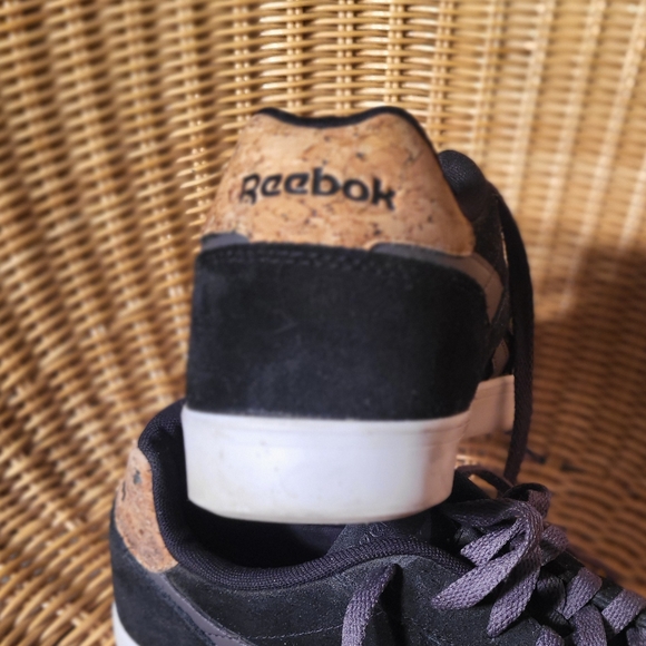 Reebok Royal Complete Men's Lifestyle Shoes Black Sz 9 corkback like new - Picture 4 of 11